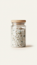 Handcrafted French Sea Salt Minimal Glass Jar